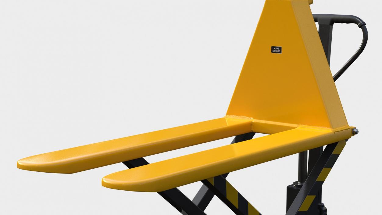 3D Scissor High Lifting Pallet Truck model