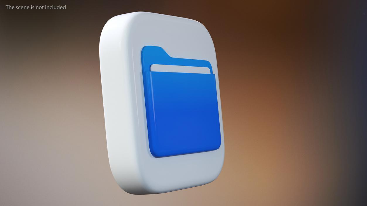 iPhone iOS Icons Collection 6 3D model