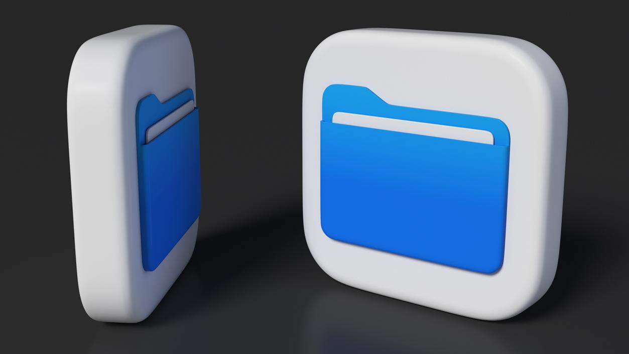 iPhone iOS Icons Collection 6 3D model