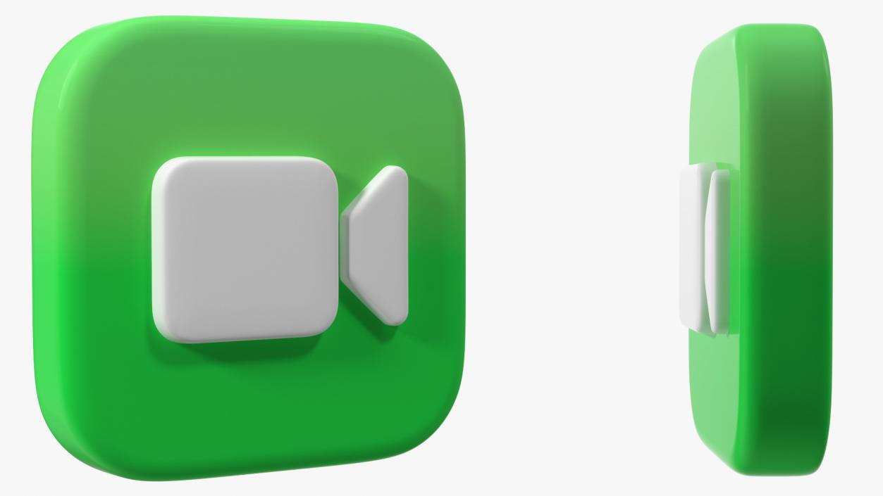 iPhone iOS Icons Collection 6 3D model