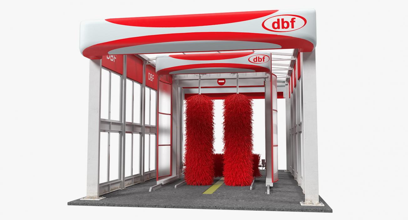 Car Wash Systems Collection 3D