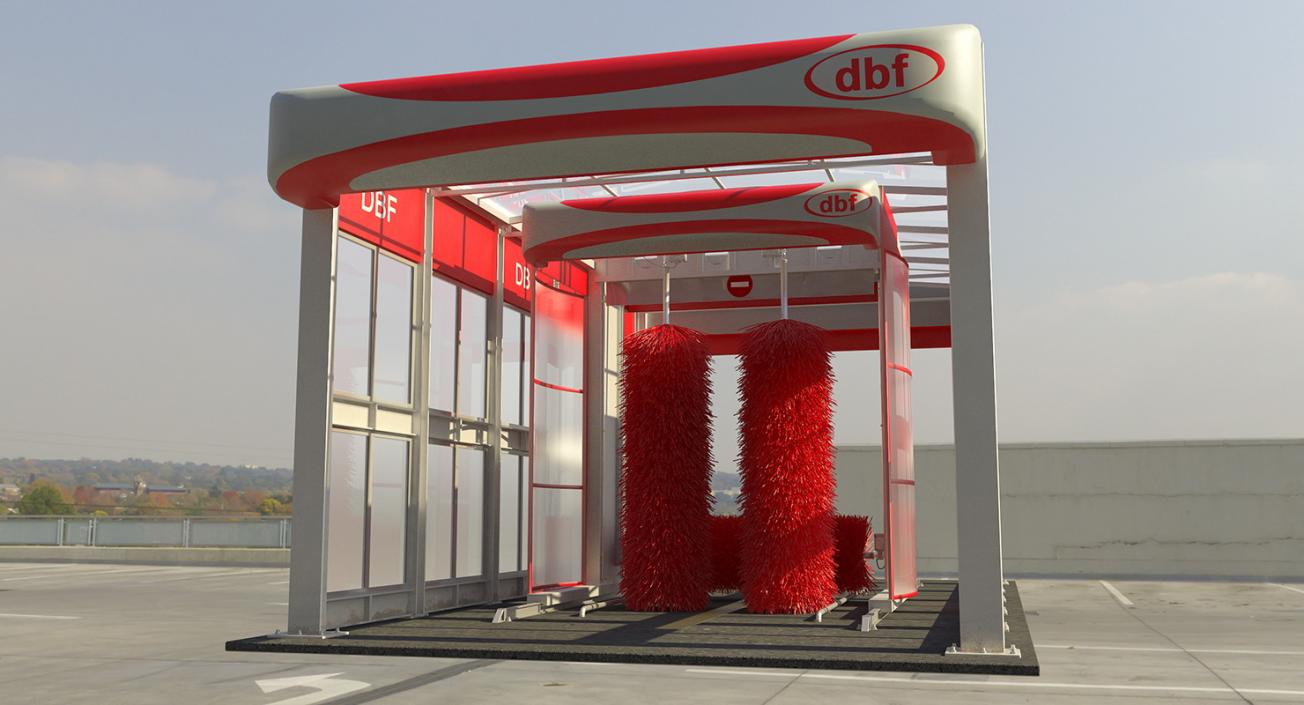 Car Wash Systems Collection 3D