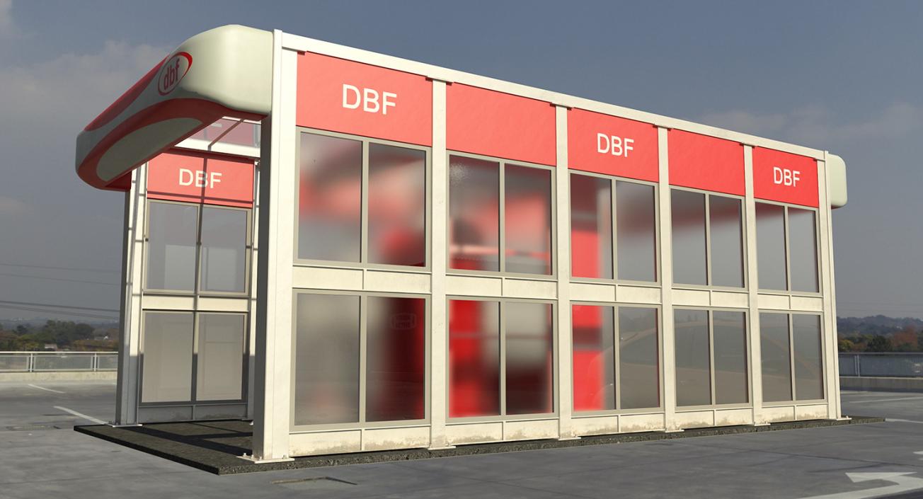 Car Wash Systems Collection 3D