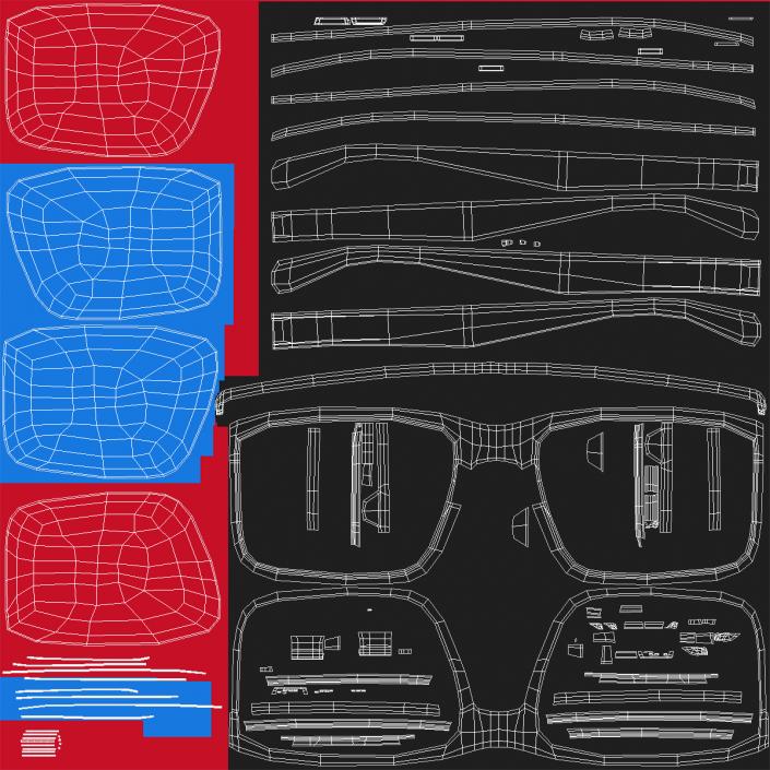 3D Glasses Anaglyph Passive Cyan and Magenta