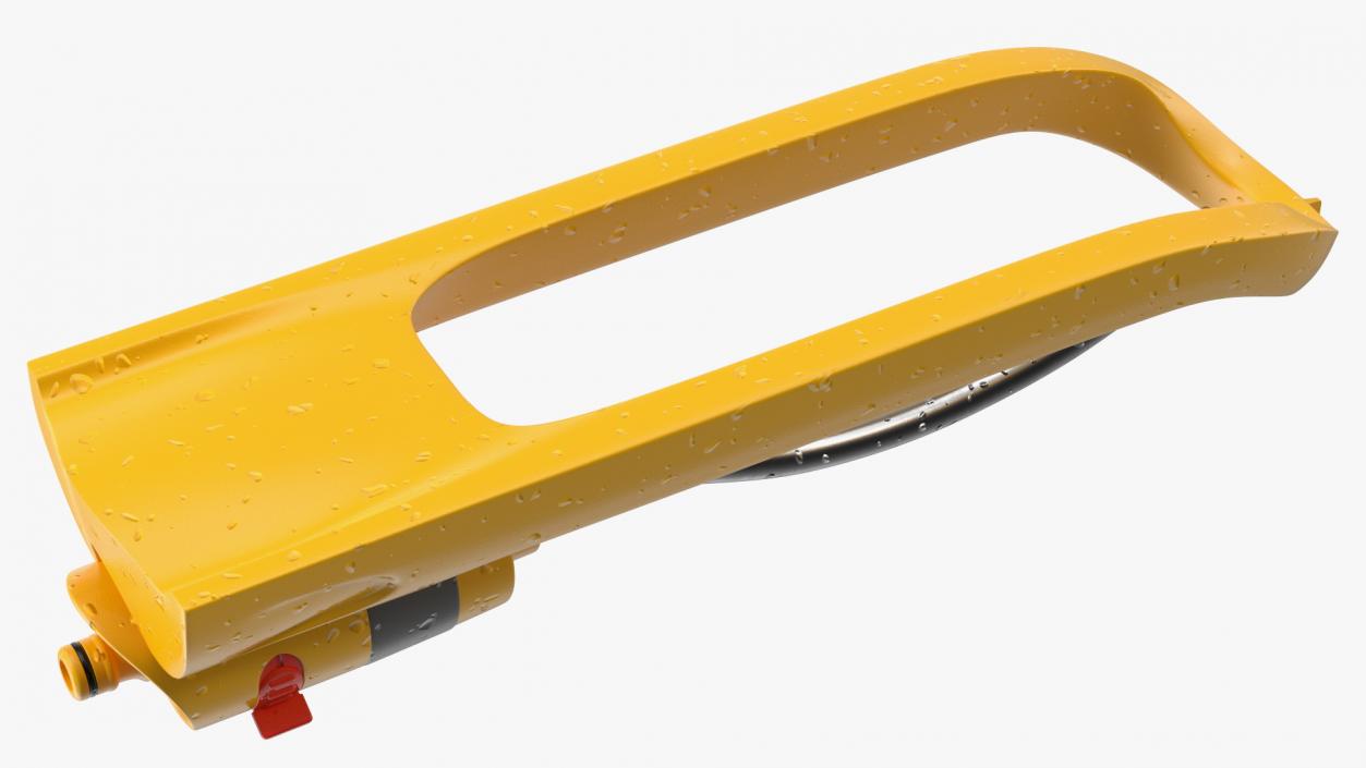 Hozelock Rectangular Sprinkler Plus Yellow 3D