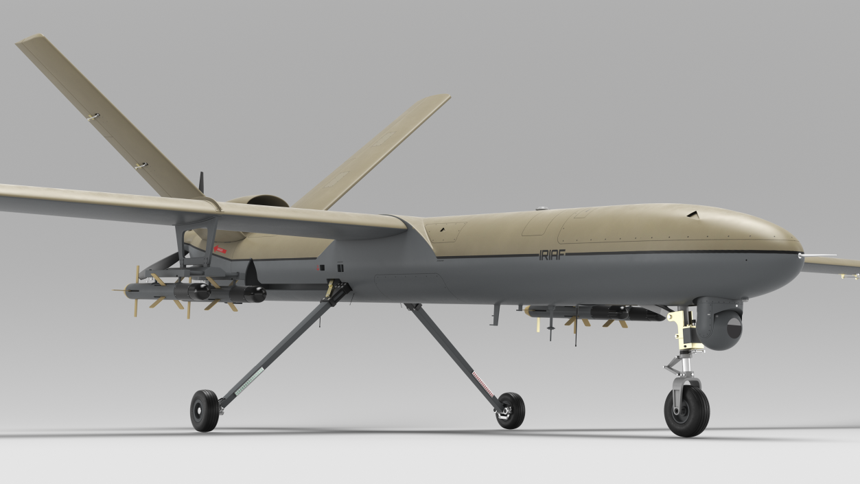 Unmanned Aerial Vehicle Shahed 129 Iran 3D model