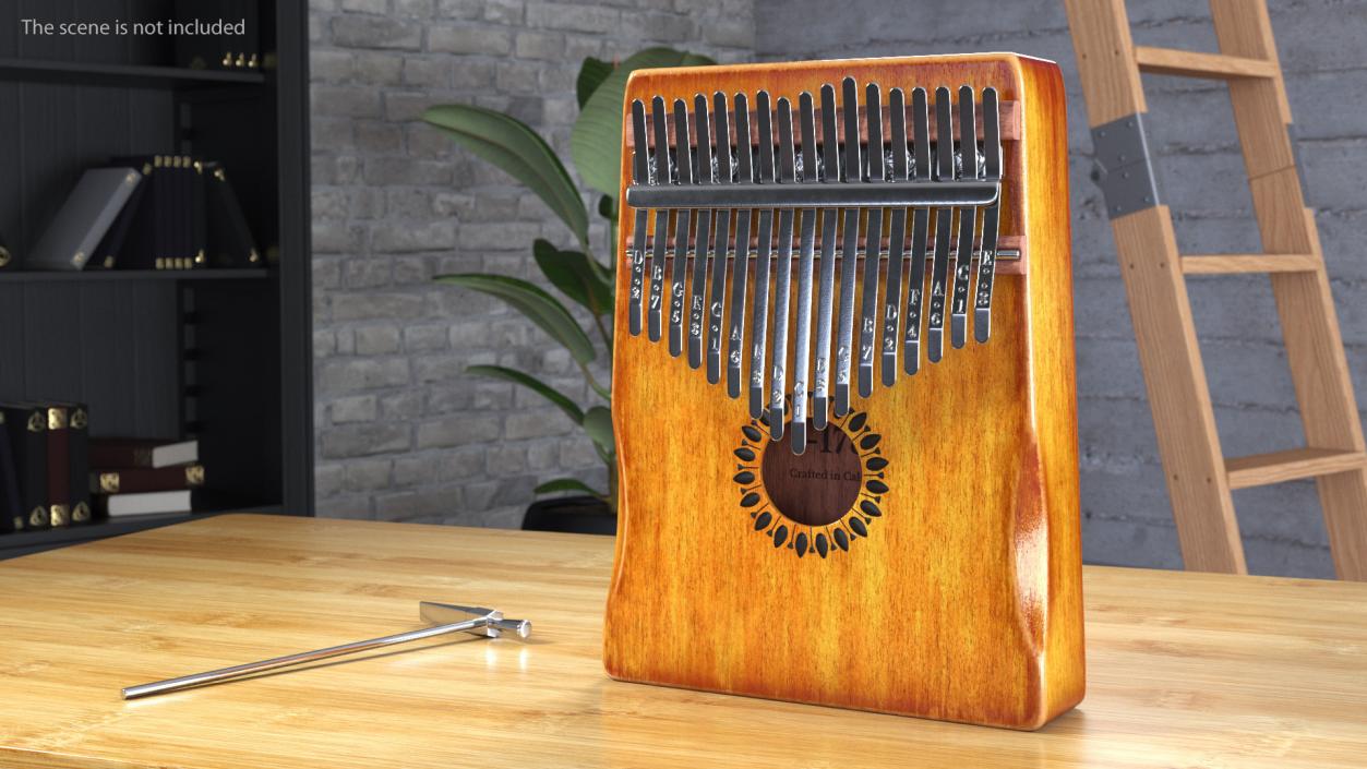 3D Kalimba of Maple Wood