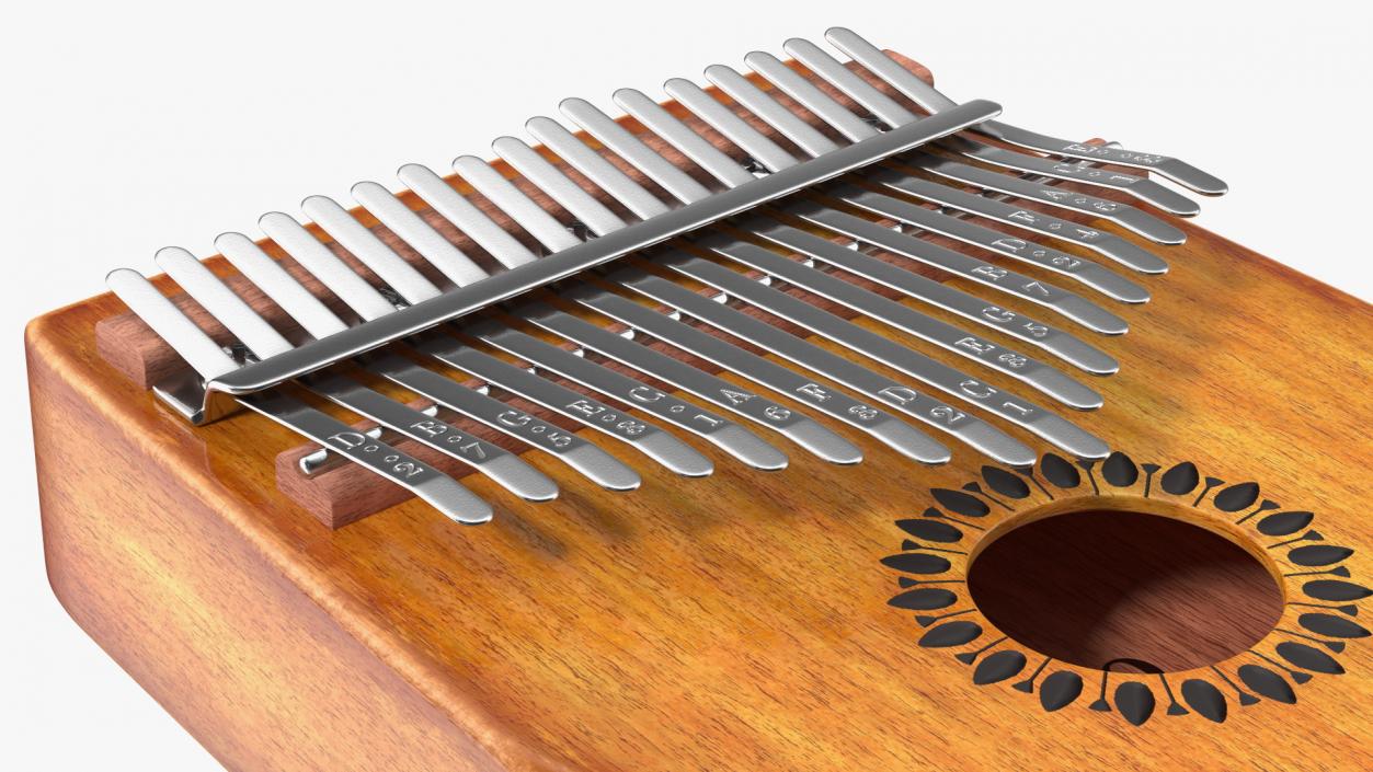 3D Kalimba of Maple Wood