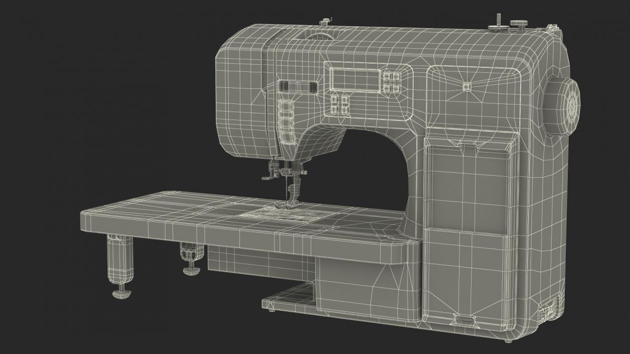 3D Heavy Duty Computerised Sewing Machine model