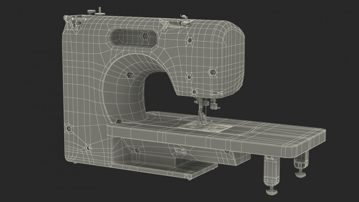 3D Heavy Duty Computerised Sewing Machine model