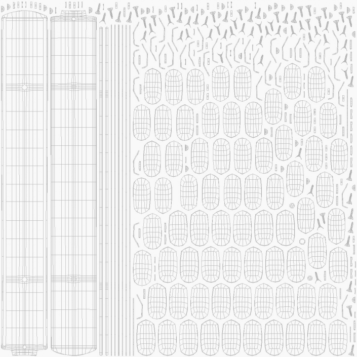 3D model Nail Tip Display Palette Board