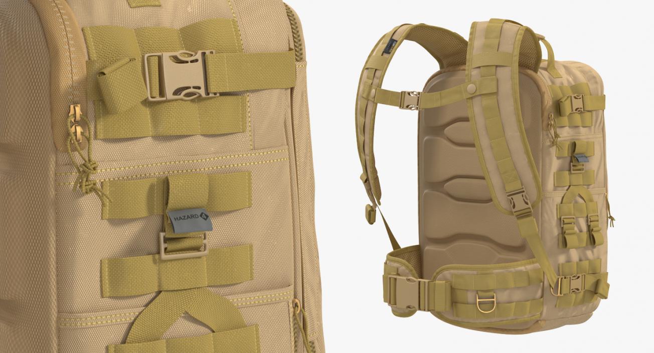 3D model Tactical Military Trekking Backpack