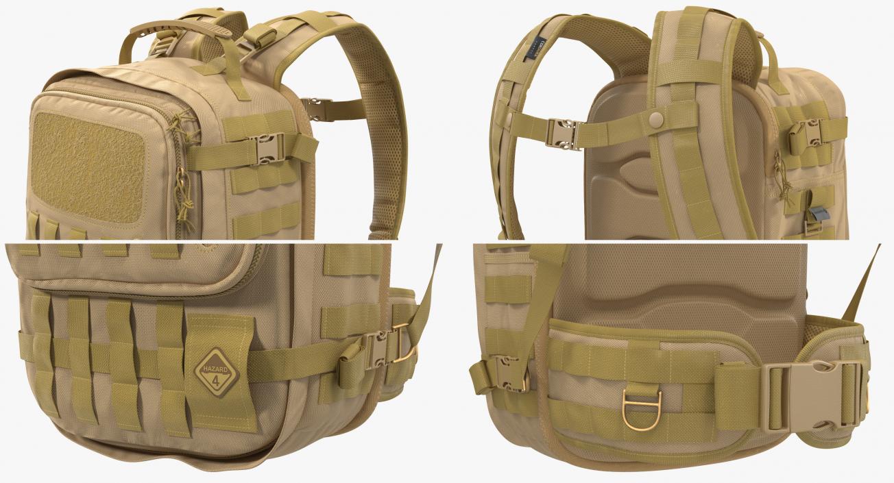 3D model Tactical Military Trekking Backpack