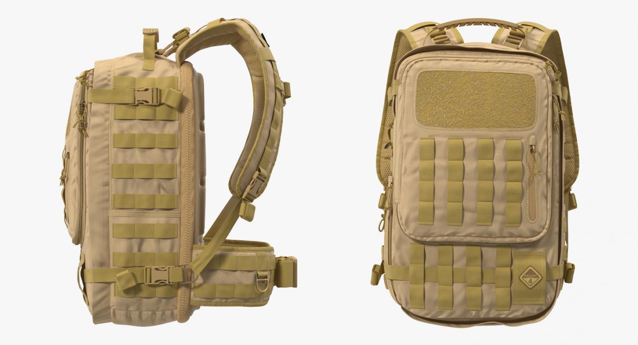 3D model Tactical Military Trekking Backpack