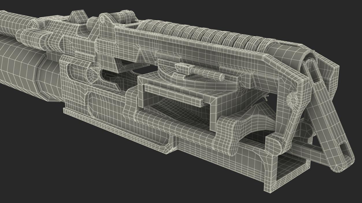 3D Aircraft Cannon Gryazev-Shipunov GSh-30-1 with Ammo