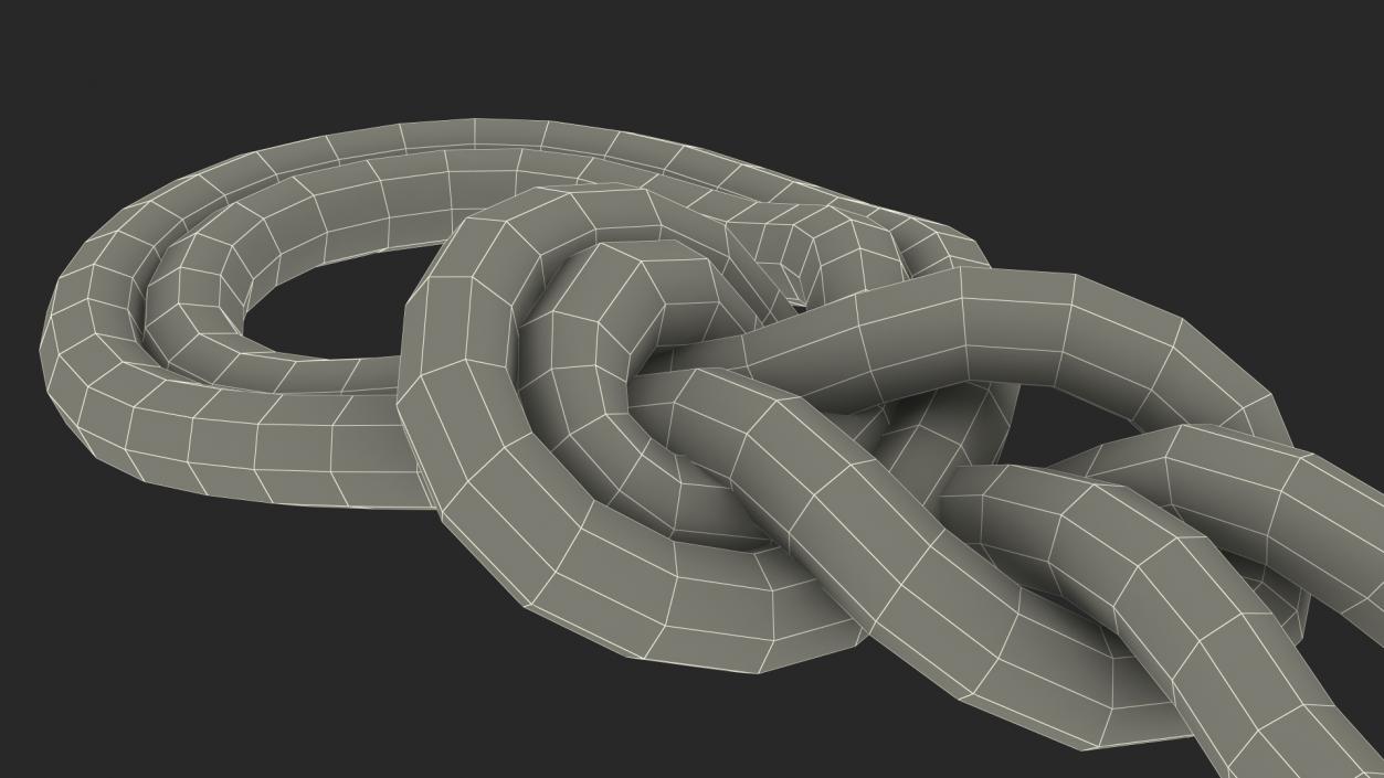 3D Bowline on a Bight Knot model