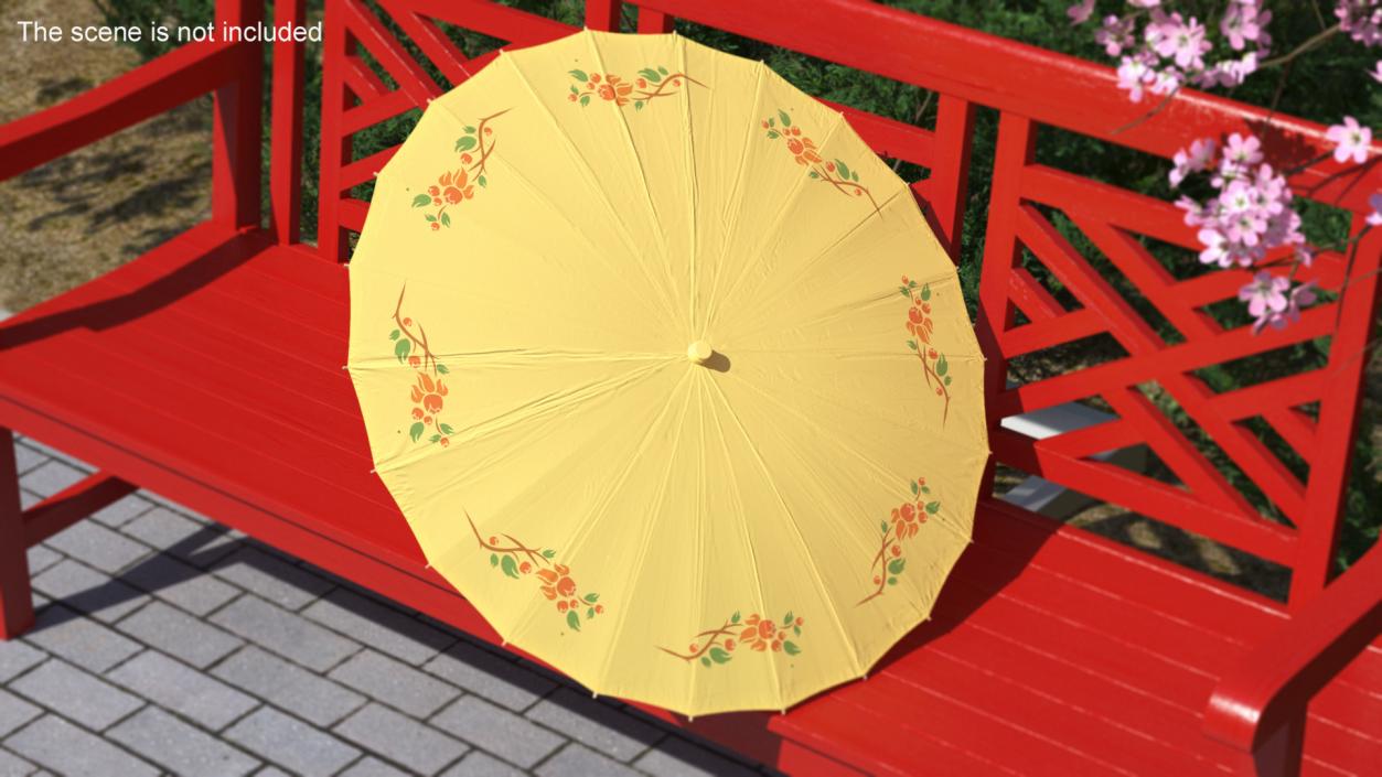 3D Traditional Chinese Paper Umbrellas Collection