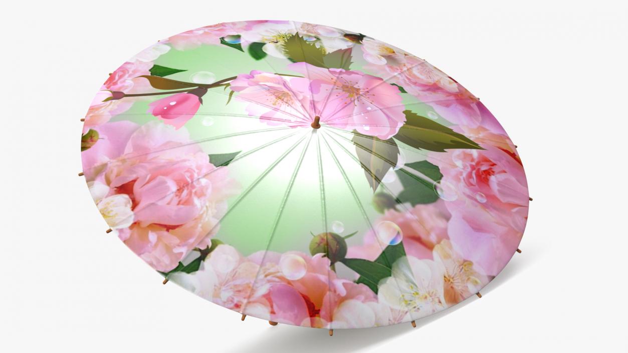 3D Traditional Chinese Paper Umbrellas Collection