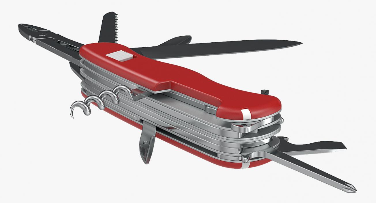 Multipurpose Swiss Knife 3D model