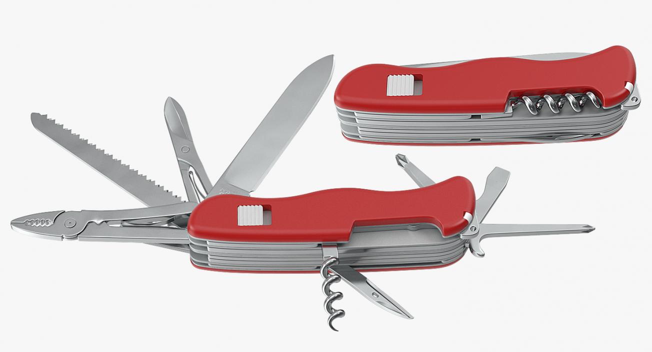 Multipurpose Swiss Knife 3D model