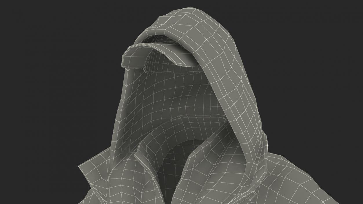 Dirty Clothes of Homeless Man 3D model