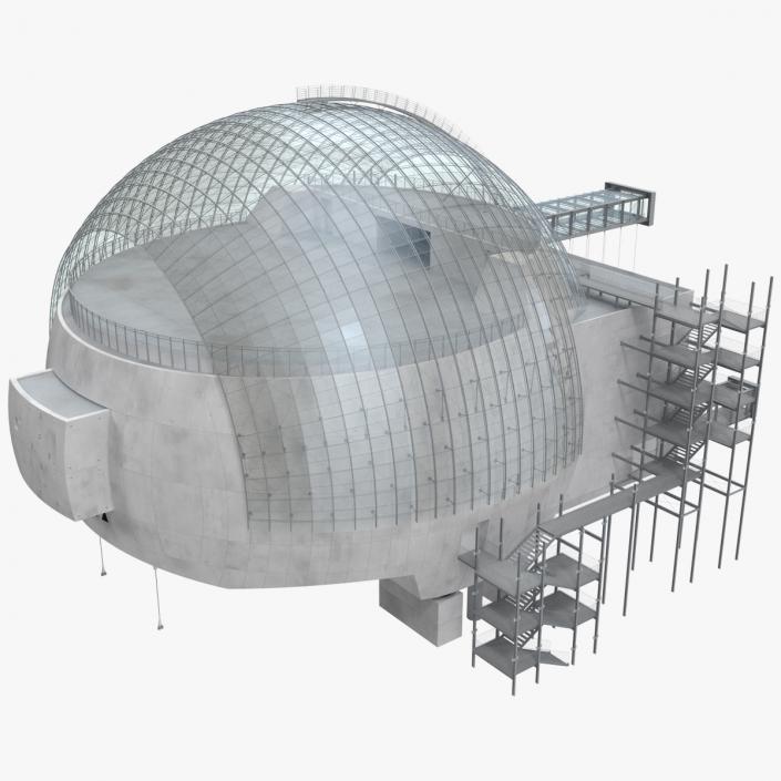 The Sphere Movie Theatre 3D model