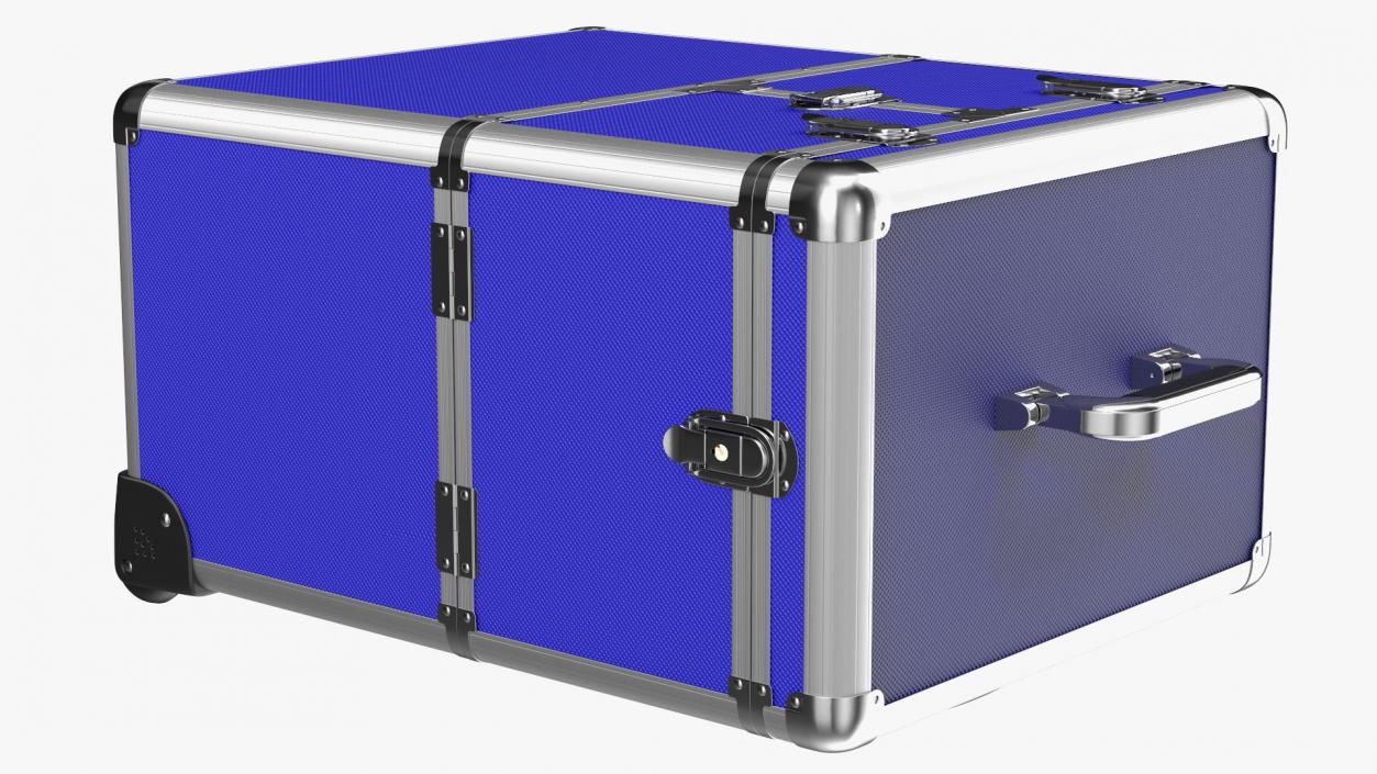 3D Rolling Makeup Case Folded Blue