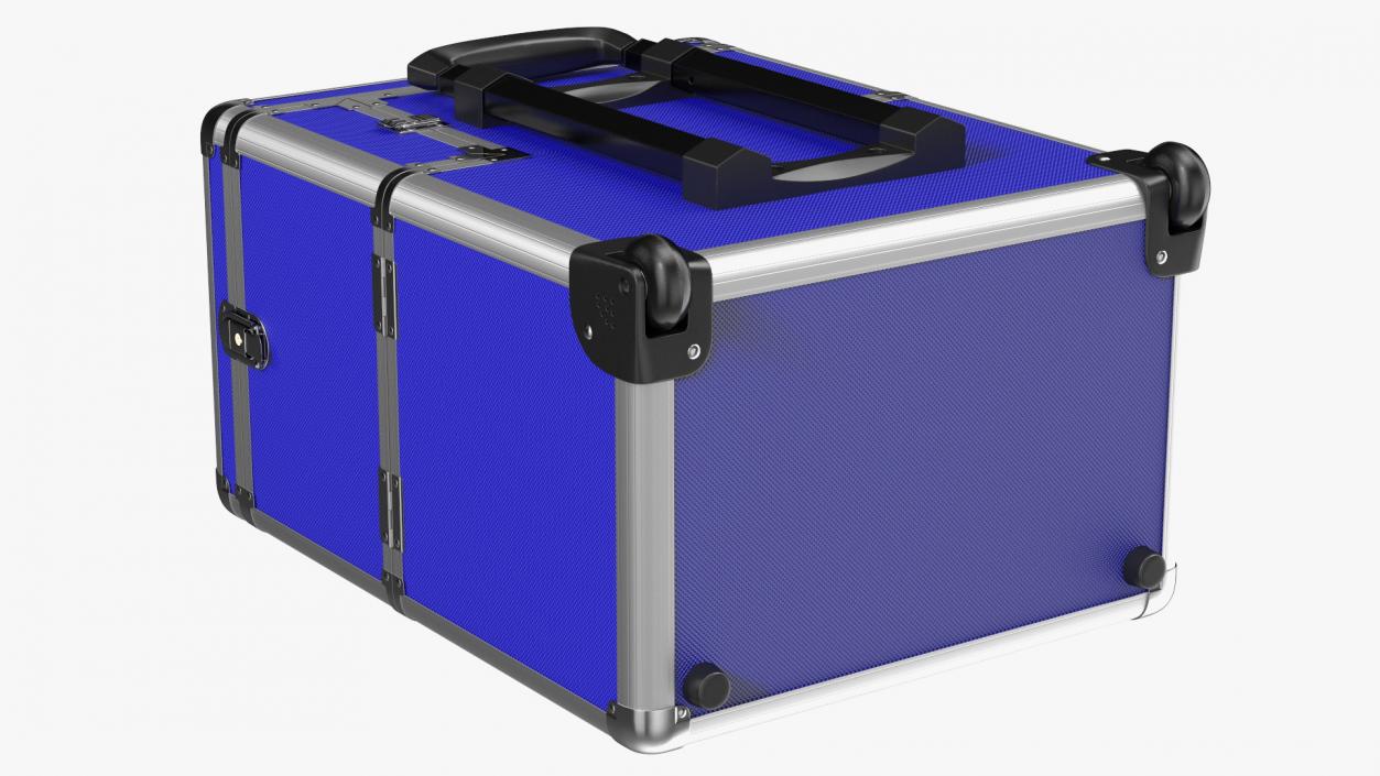 3D Rolling Makeup Case Folded Blue