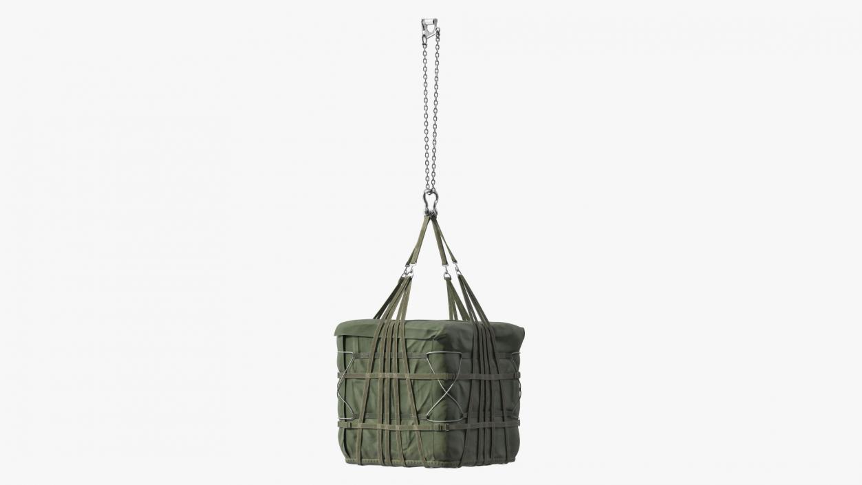 Heavy Duty Aerial Delivery Cargo Bag Hanging 3D model