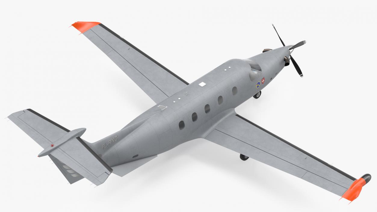 3D model Pilatus PC 12M Eagle