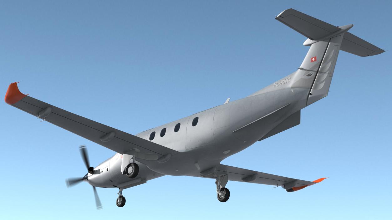 3D model Pilatus PC 12M Eagle