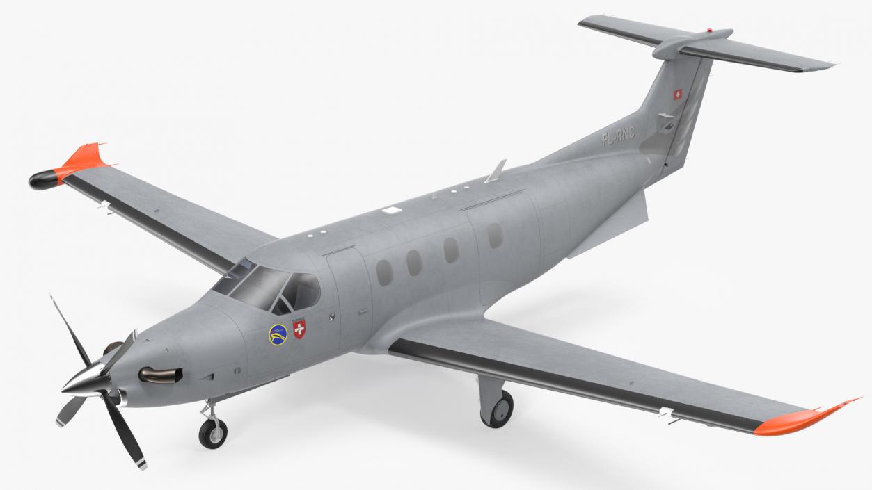 3D model Pilatus PC 12M Eagle