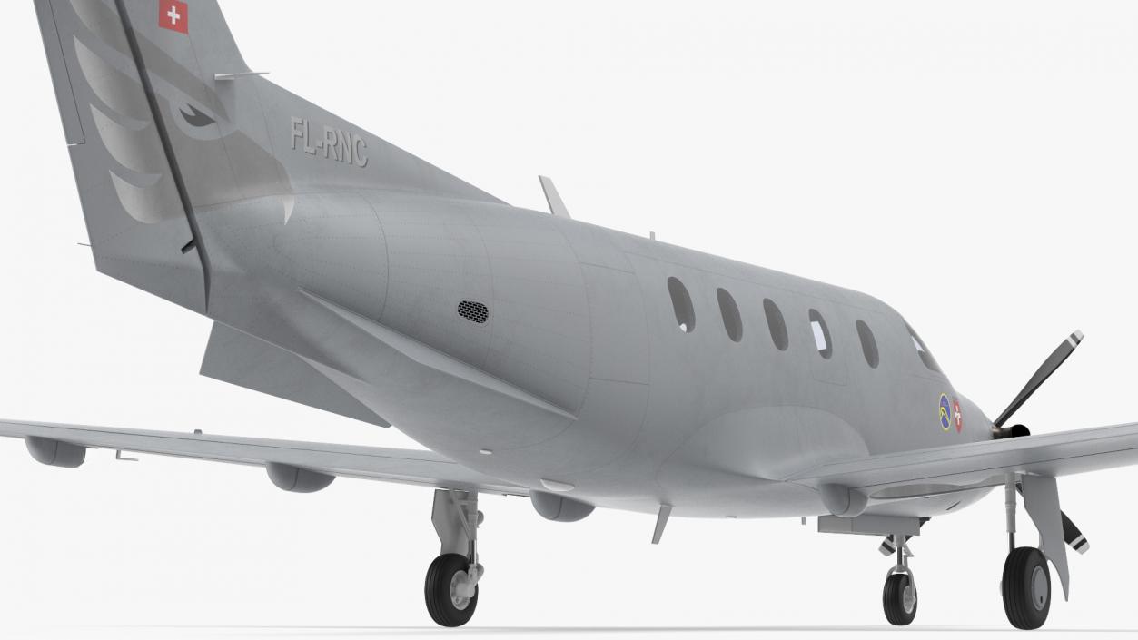 3D model Pilatus PC 12M Eagle