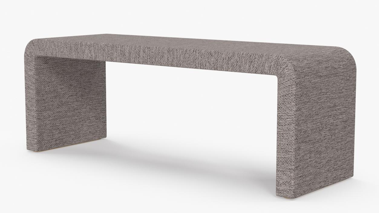 Modern Fabric Console Table 2 3D model