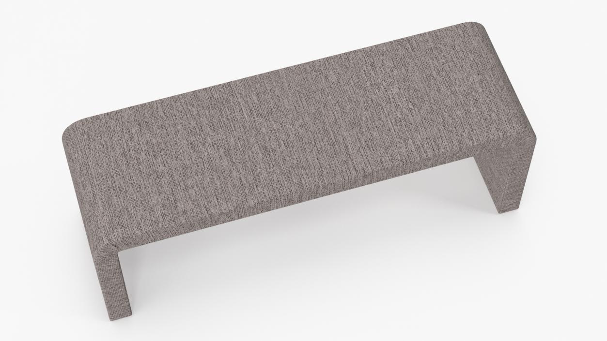 Modern Fabric Console Table 2 3D model