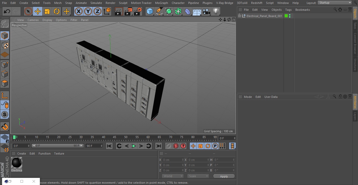 Electrical Panel Board 3D