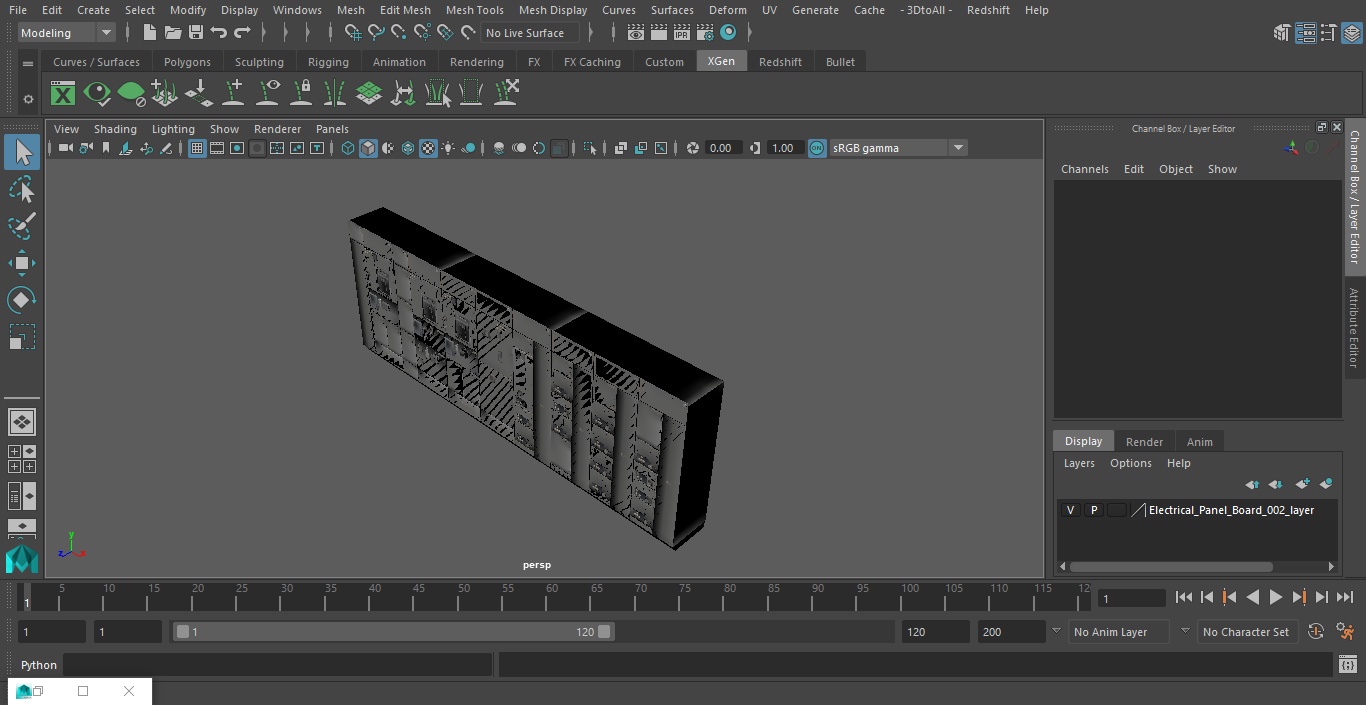 Electrical Panel Board 3D