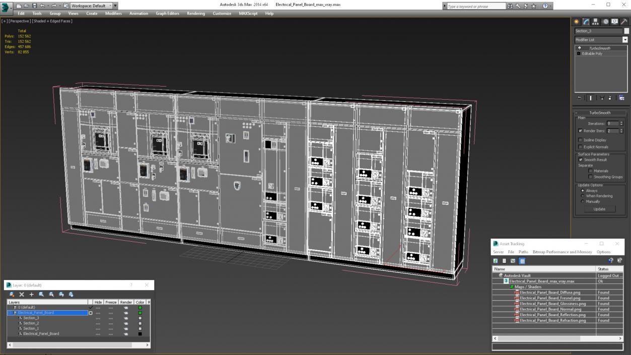 Electrical Panel Board 3D