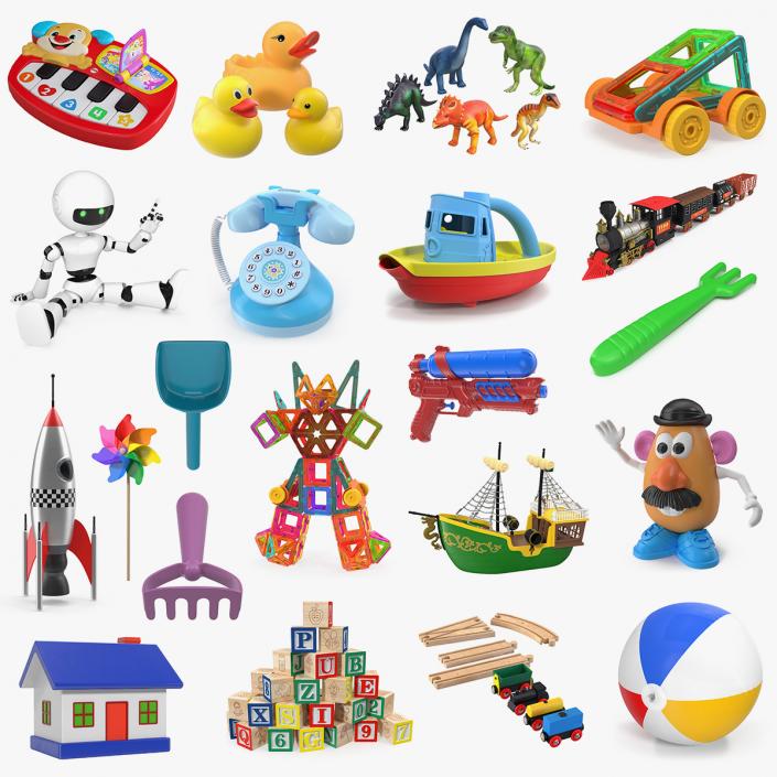 Toys 3D Models Collection 4 3D