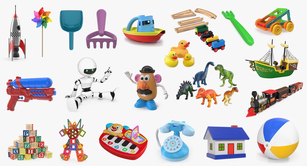 Toys 3D Models Collection 4 3D