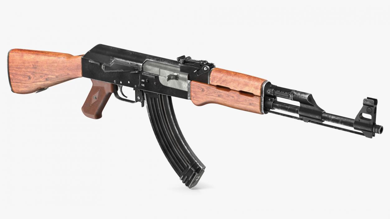 3D Kalashnikov AK-47 Assault Rifle