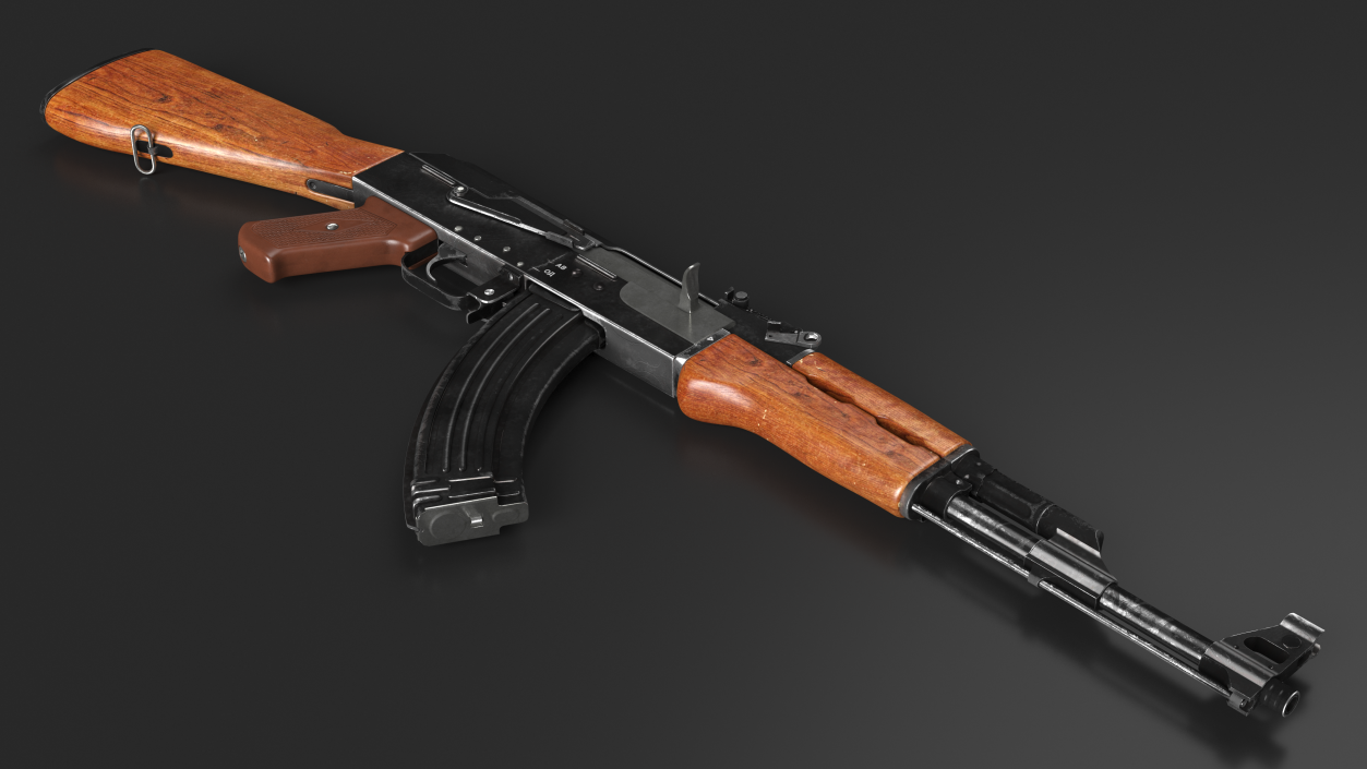 3D Kalashnikov AK-47 Assault Rifle