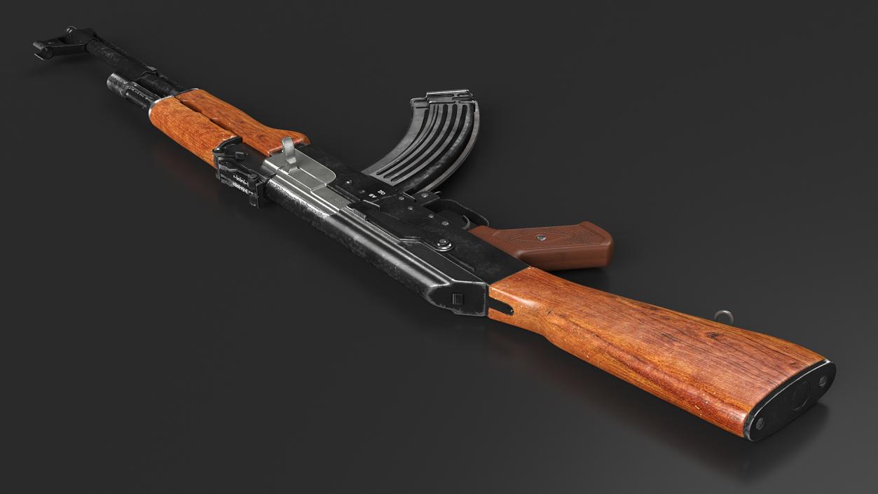 3D Kalashnikov AK-47 Assault Rifle