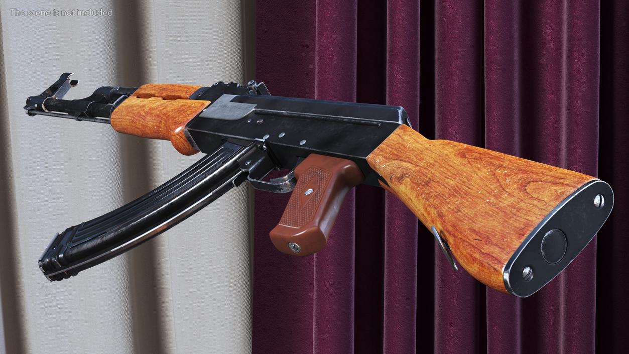 3D Kalashnikov AK-47 Assault Rifle