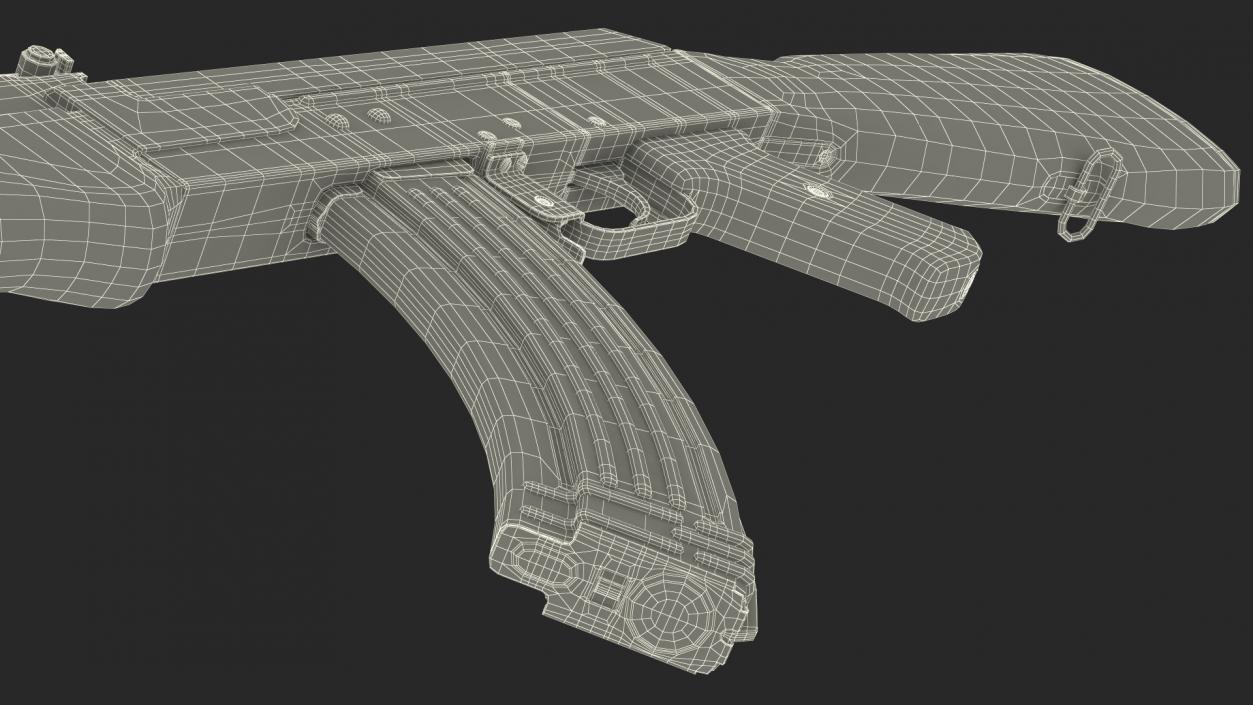 3D Kalashnikov AK-47 Assault Rifle