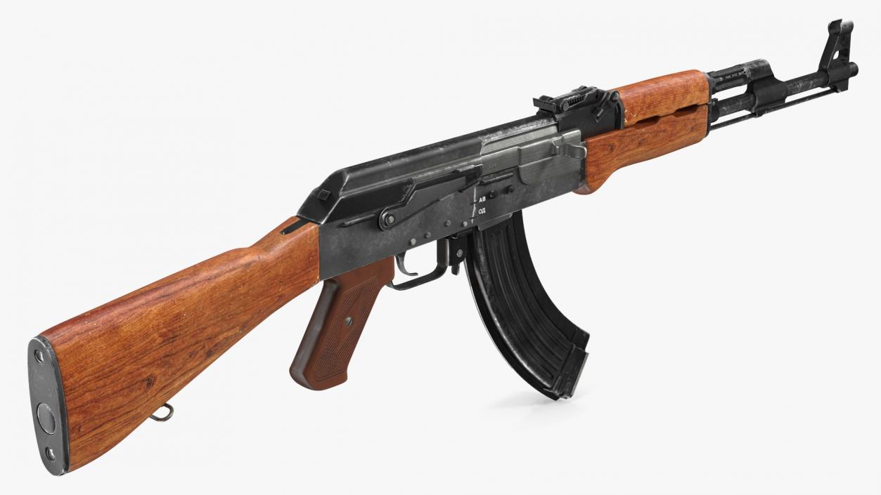 3D Kalashnikov AK-47 Assault Rifle