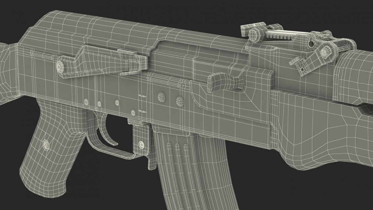 3D Kalashnikov AK-47 Assault Rifle