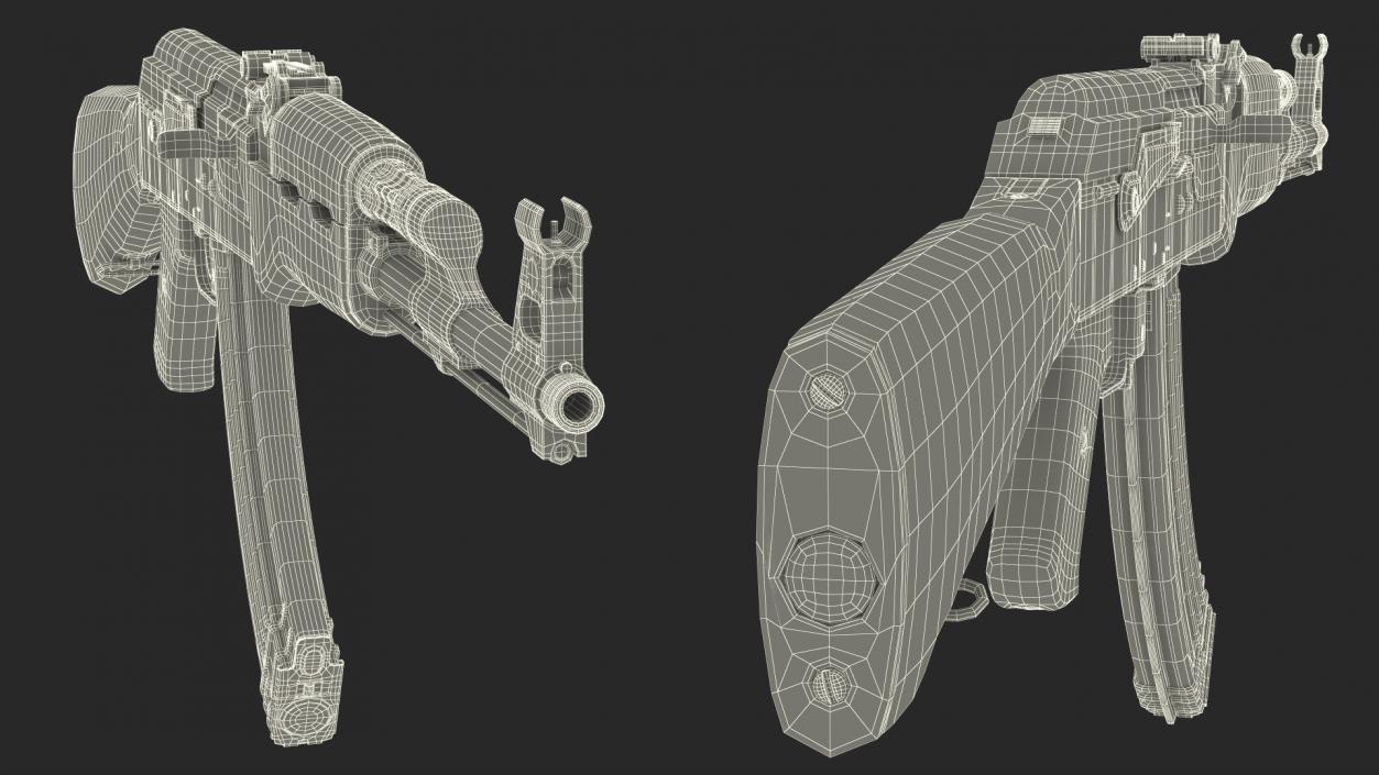 3D Kalashnikov AK-47 Assault Rifle