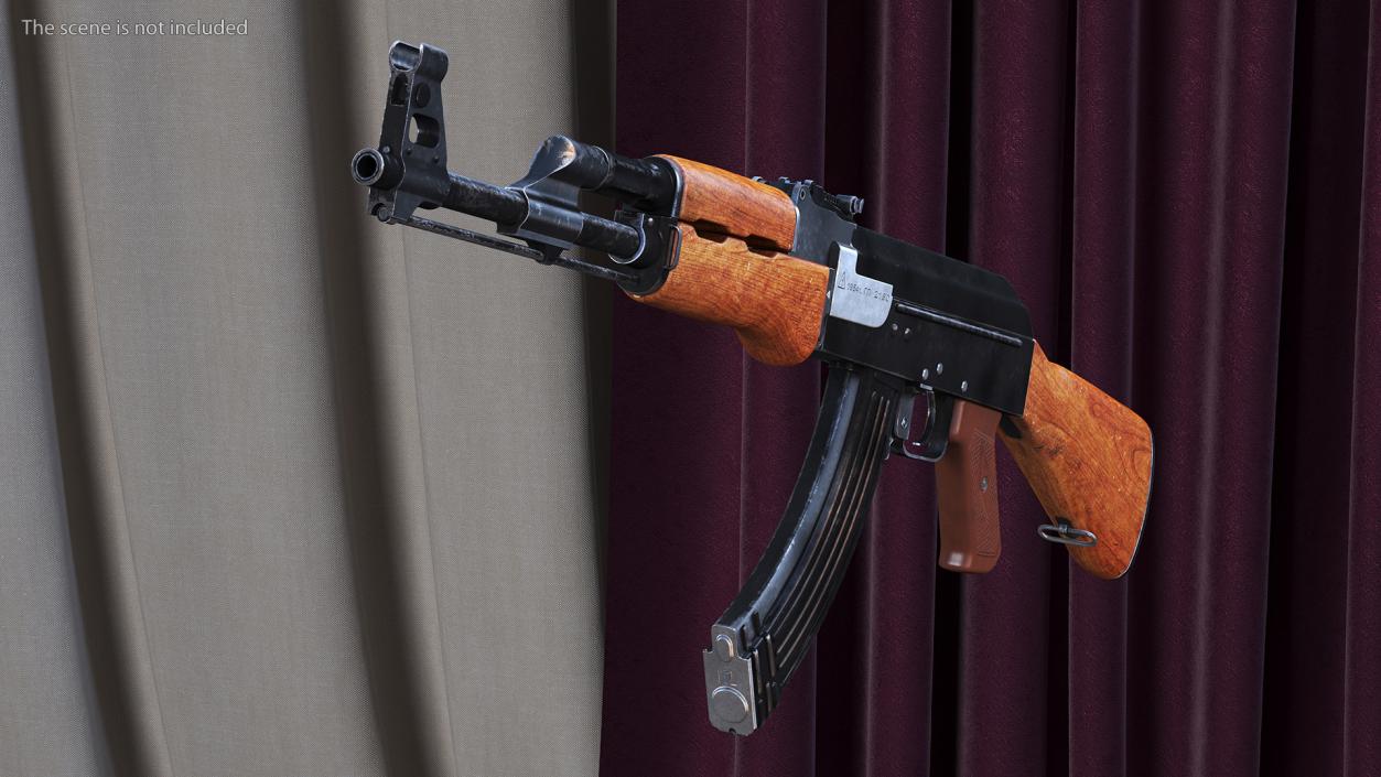 3D Kalashnikov AK-47 Assault Rifle