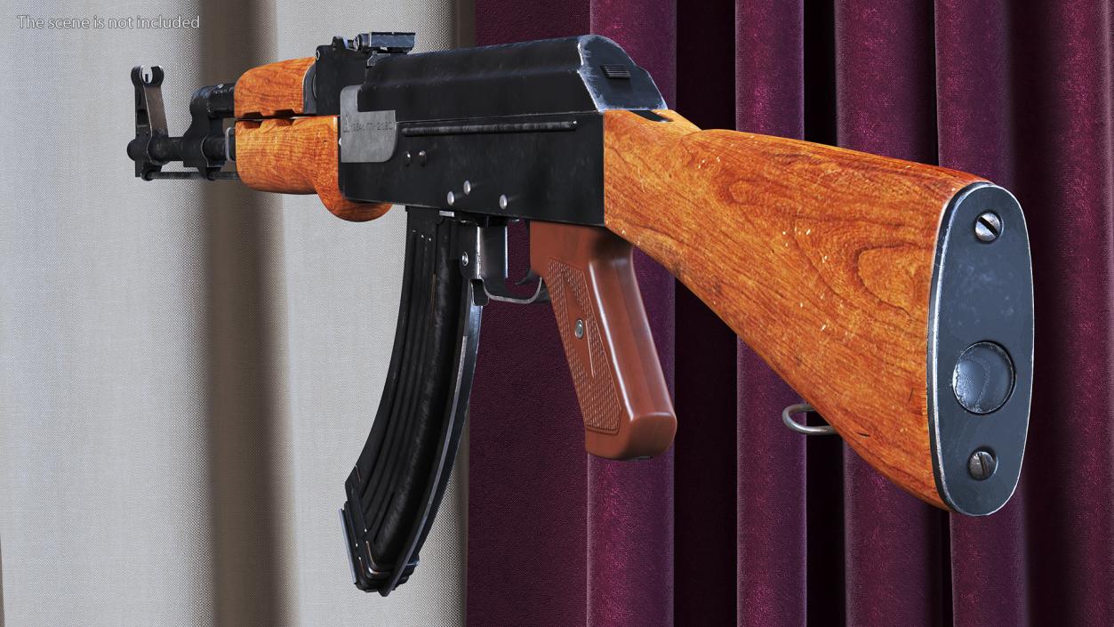 3D Kalashnikov AK-47 Assault Rifle